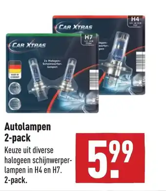 ALDI Autolampen 2-pack aanbieding