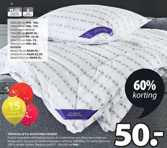 Jysk 4-seizoenen dekbed Tronfjellet 140*200 aanbieding