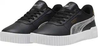 Bol.com PUMA Carina 2.0 Metallic Shine Dames Sneakers - PUMA Black-PUMA Silver-PUMA Gold - Maat 40 aanbieding