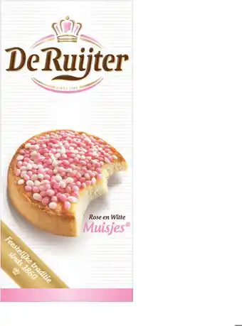 Bol.com De Ruijter - Muisjes Roze/Wit - 330 g - Doos 9 pak aanbieding