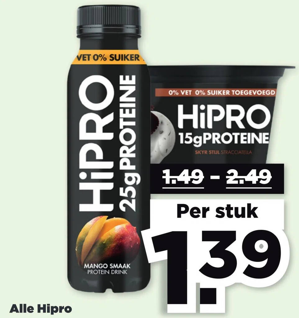 Alle Hipro aanbieding bij PLUS