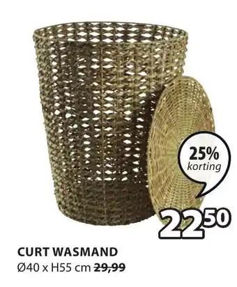 Jysk Wasmand Curt aanbieding