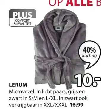 Jysk Badjas Lerum aanbieding