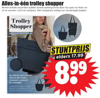 Dirk Alles-in-één trolley shopper aanbieding