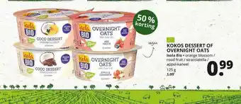 Natuurwinkel Kokos Dessert Of Overnight Oats Isola Bio 50% Korting aanbieding