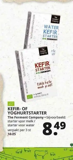 Natuurwinkel Kefir- Of Yoghurtstarter The Ferment Company aanbieding