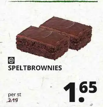 Natuurwinkel Speltbrownies aanbieding