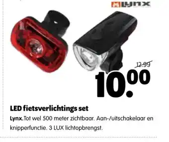 Plentyparts LED Fietsverlichtings Set aanbieding