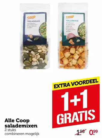 Coop Coop Salademixen aanbieding