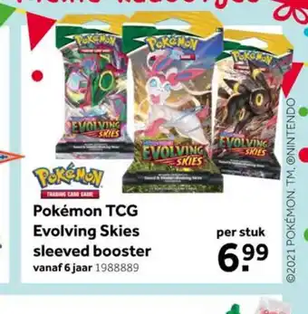 Intertoys Pokemon TCG Evolving Skies Sleeved Booster per stuk aanbieding