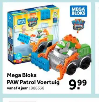 Intertoys Mega Bloks PAW Patrol Voertuig aanbieding