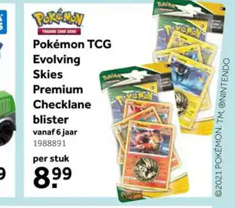 Intertoys Pokemon TCG Evolving Skies Premium Checklane Blister per stuk aanbieding