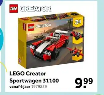 Intertoys LEGO Creator Sportwagen 31100 aanbieding