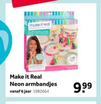 Intertoys Make it Real Neon Armbandjes aanbieding