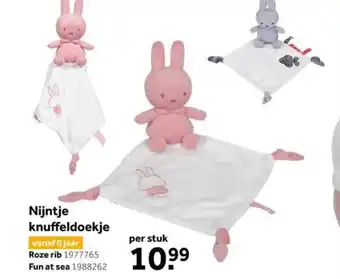 Intertoys Nijntje knuffeldoekje aanbieding