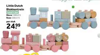 Intertoys Little Dutch Blokkentrein aanbieding