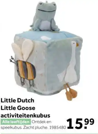 Intertoys Little Dutch Little Goose activiteitenkubus aanbieding