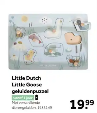 Intertoys Little Dutch Little Goose geluidenpuzzel aanbieding