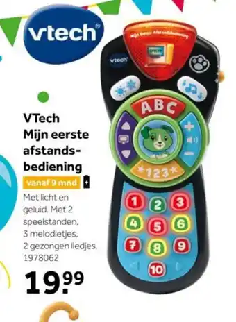 Intertoys VTech Mijn eerste afstandsbediening aanbieding