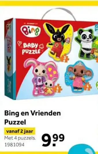 Intertoys Bing en Vrienden Puzzel aanbieding