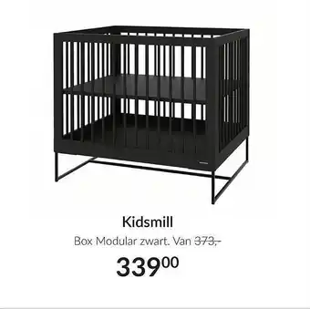 Babypark Kidsmill box modular zwart aanbieding