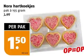 Poiesz Nora hartkoekjes pak à 155 gram aanbieding