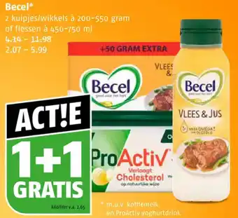 Poiesz Becel  450-750ml aanbieding