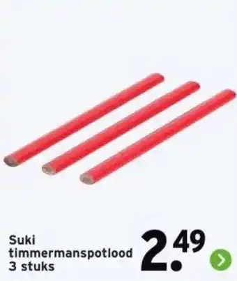 GAMMA Suki timmermanspotlood 3 stuks aanbieding