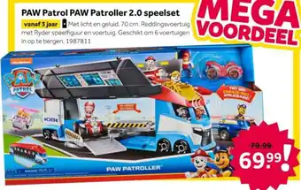 Intertoys PAW Patrol PAW Patroller 2.0 speelset aanbieding