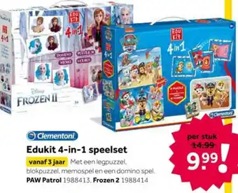 Intertoys Edukit 4-in-1 speelset aanbieding