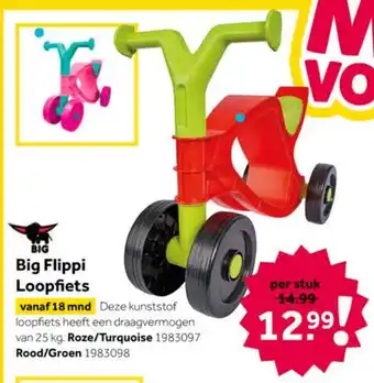 Intertoys Big Flippi Loopfiets aanbieding