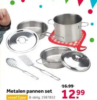 Intertoys Metalen pannen set aanbieding