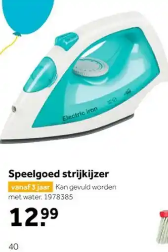 Intertoys Speelgoed strijkijzer aanbieding