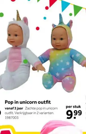 Intertoys Pop in unicorn outfit aanbieding