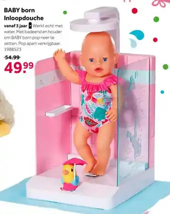 Intertoys Baby born Inloopdouche aanbieding