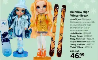 Intertoys Rainbow High Winter Break aanbieding