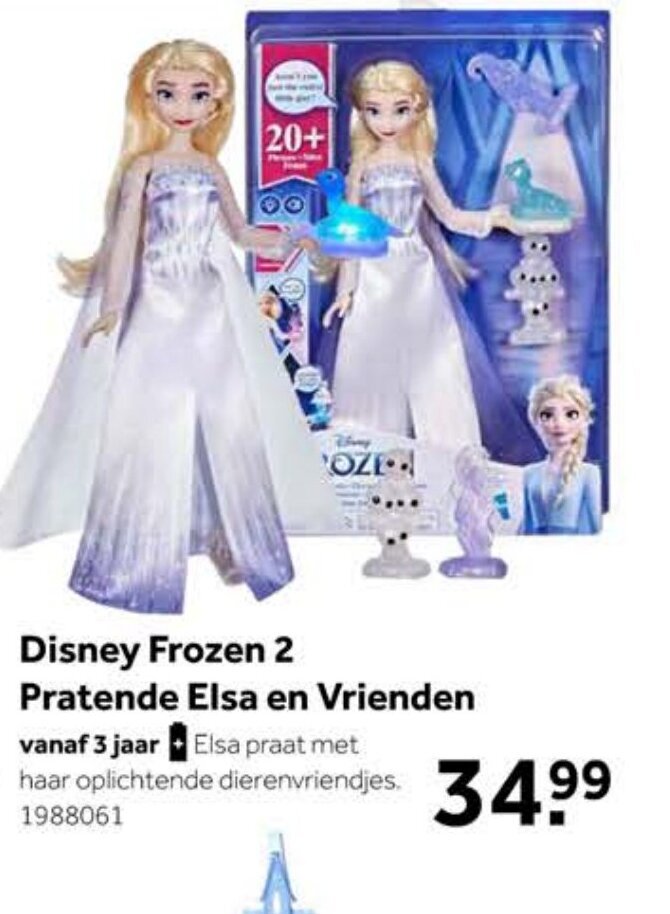 Intertoys Disney Frozen 2 Pratende Elsa en Vrienden aanbieding