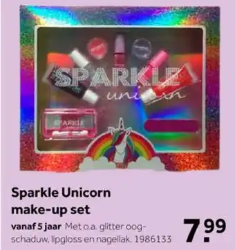 Intertoys Sparkle Unicorn make-up set aanbieding