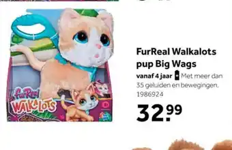 Intertoys FurReal Walkalots pup Big Wags aanbieding