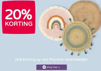 Prenatal Prenatal Vloerkleeds - 20% korting aanbieding