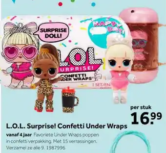 Intertoys L.o.l. surprise! confetti under wraps aanbieding