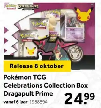 Intertoys Pokemon tcg celebrations collection box dragapult prime aanbieding