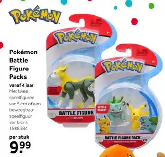 Intertoys Pokemon battle figure packs aanbieding