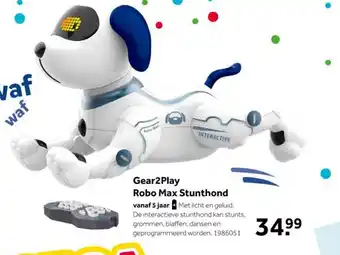 Intertoys Gear2play robo max stunthond aanbieding