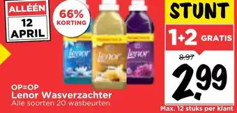 Vomar Voordeelmarkt Lenor wasverzachter aanbieding