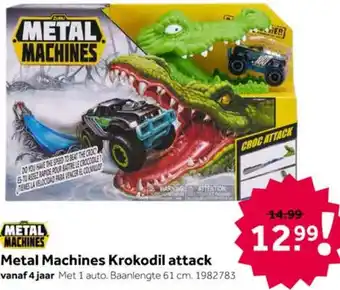 Intertoys Metal machines krokodil attack aanbieding