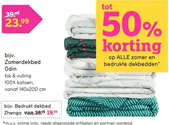 Leen Bakker Zomerdekbed odin aanbieding