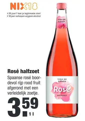 ALDI Rosé halfzoet aanbieding