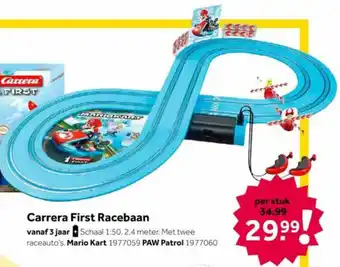 Intertoys Carrera first racebaan aanbieding