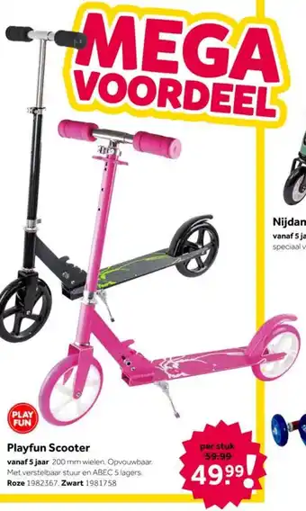 Intertoys PLayfun scooter aanbieding